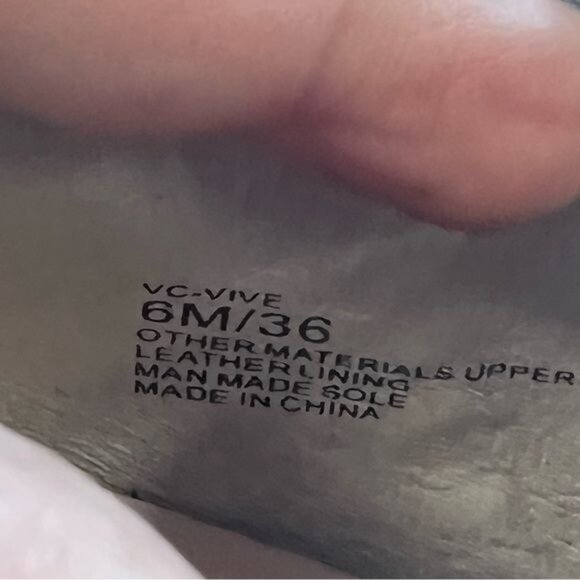 Vince Camuto Vive Calf Hair Heeled Leopard Print Booties Size 6(36) - Picture 6 of 9